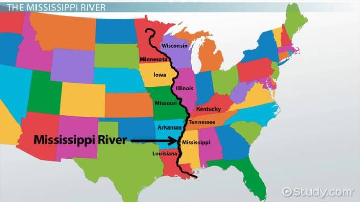 States east of the mississippi river quiz