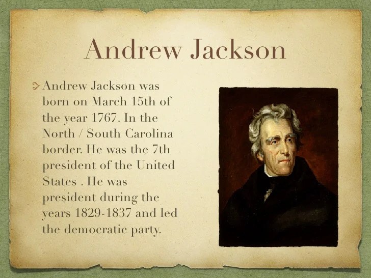 Bad things andrew jackson has done