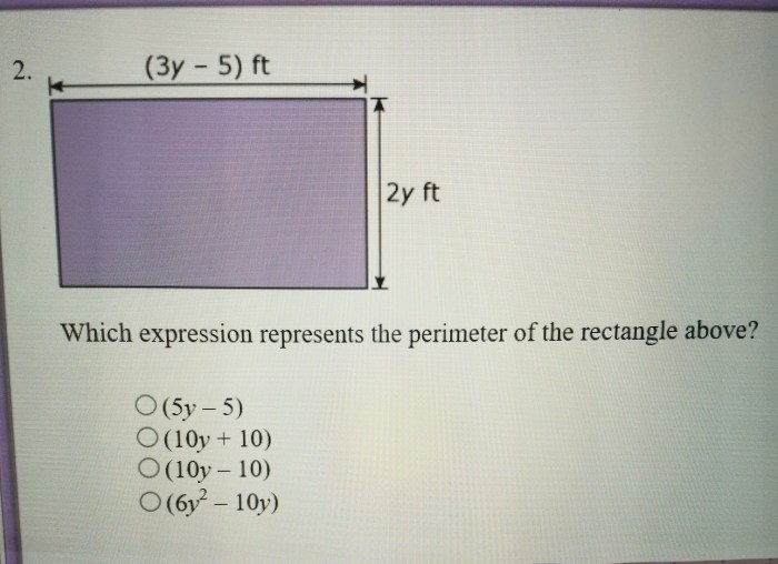 Expression perimeter represents